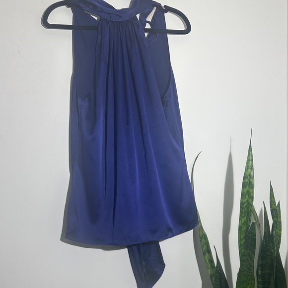 Ramy Brook Royal Blue Halter Blouse - Picture 3 of 4